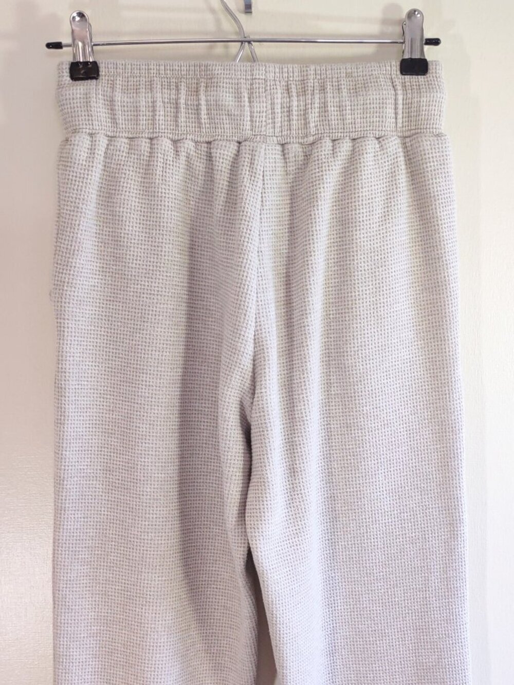 Negative Waffle Knit Jogger Womens XSmall Sporty Cozy Leisure Slouchy Tailored - Picture 6 of 8